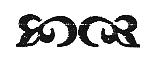 A symbol on the front of the book