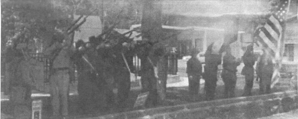 Soldiers firing guns