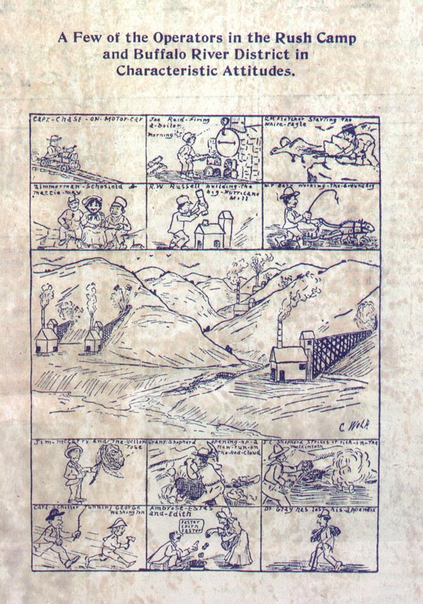 Cartoon of Rush mine owners